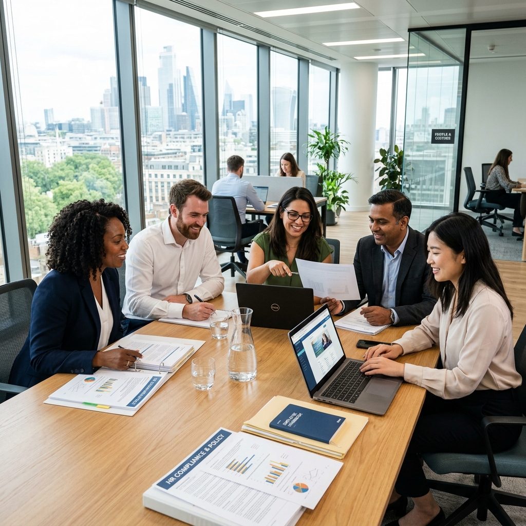 Collaborating HR Team
